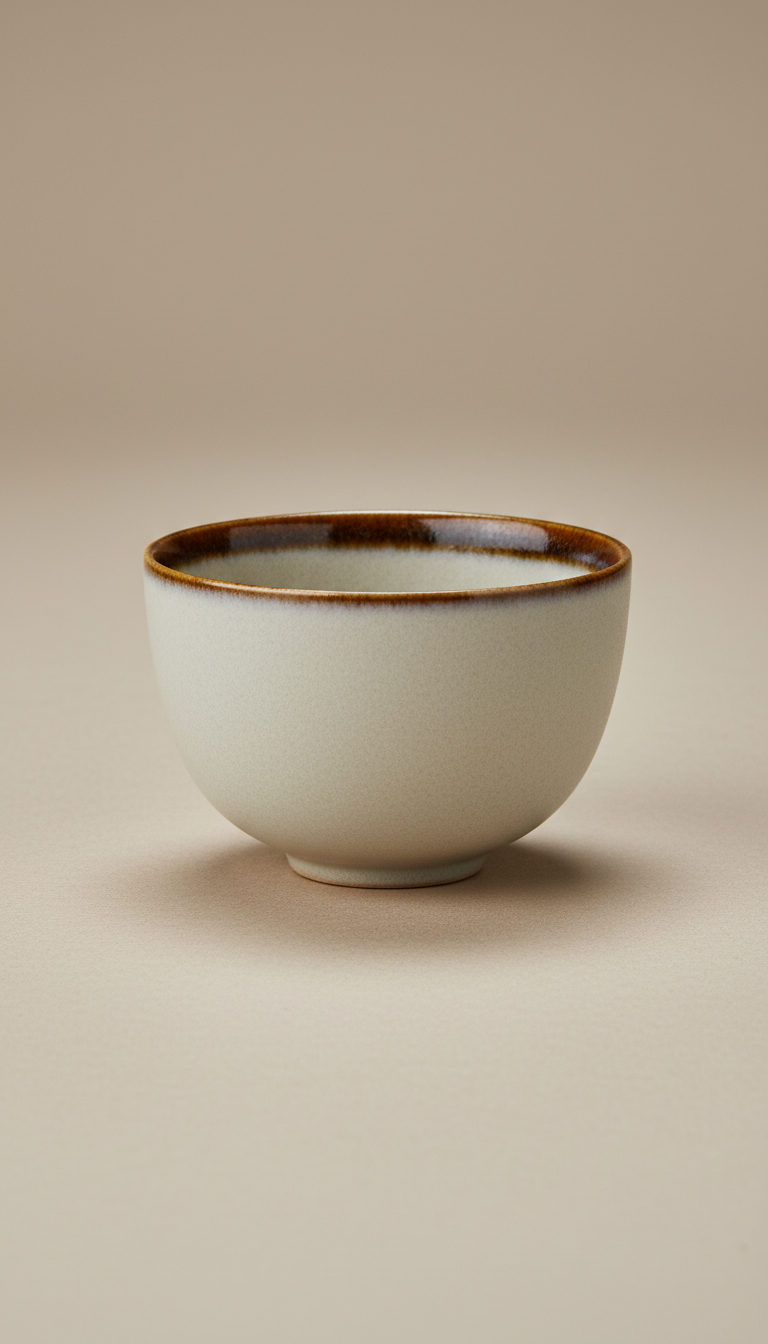 Matte Porcelain Gongfu Cups Set